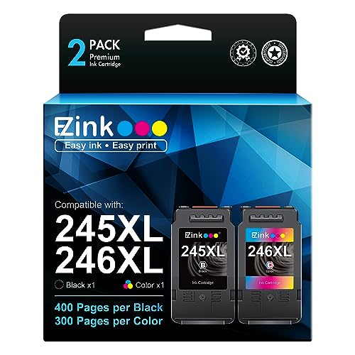 E-Z Ink Cartridge Replacement for Canon PG-245XL CL-246XL