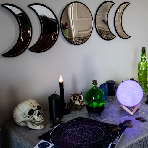 Gothic Moon Mirror Set for Home Decor