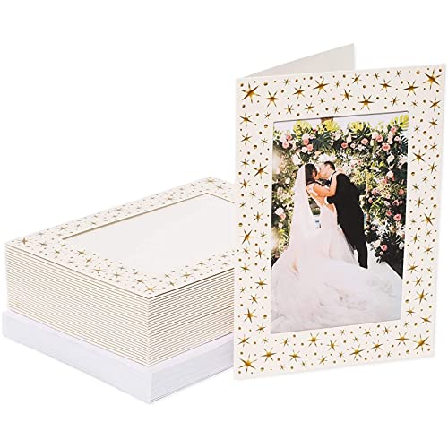 Pack of 36 Photo Insert Greeting Cards with Envelopes