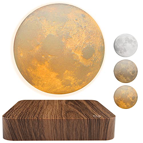 Levitating Moon Lamp with 3 Color Modes