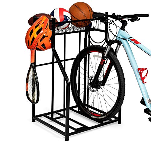Compact Bike Rack with Storage