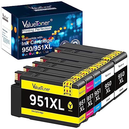Valuetoner Ink Cartridges Combo Pack for HP Officejet Pro Printers