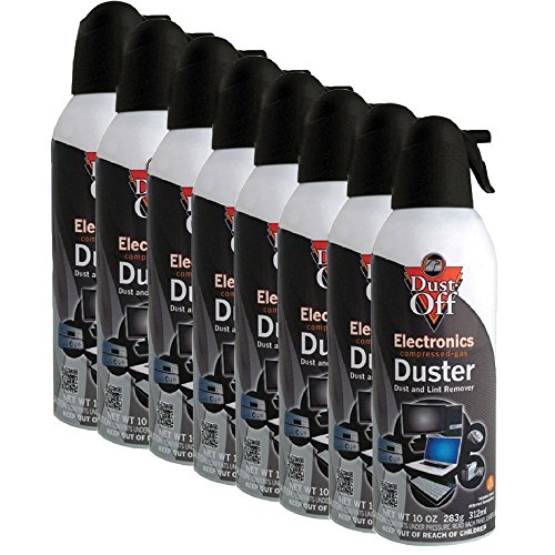 Falcon Dust-Off Electronics Compressed Gas Duster - Powerful Dust Remover