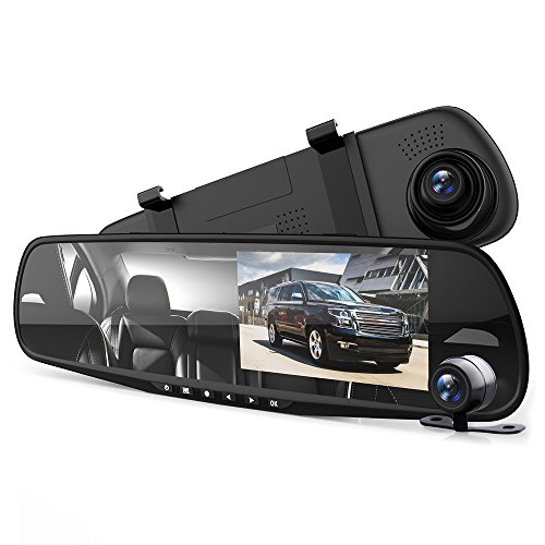 Pyle Dash Cam Rearview Mirror