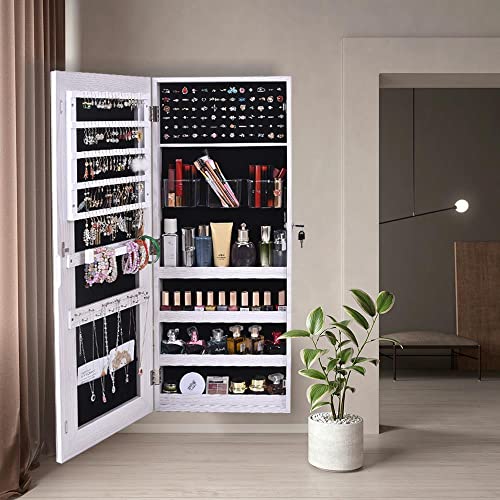 Securely Organize Your Jewelry with Wall Mount Armoire Cabinet