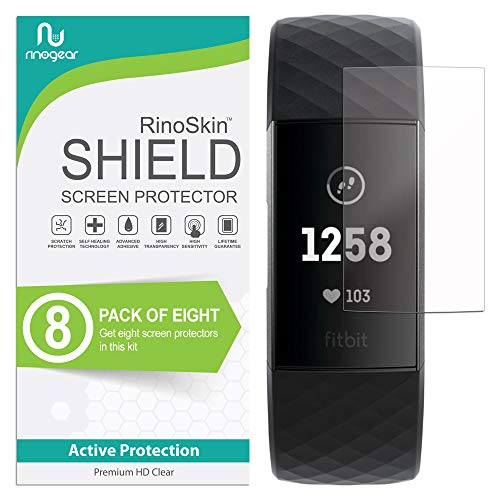 RinoGear Screen Protector for Fitbit Charge 4 3 SE - Crystal Clear Protection