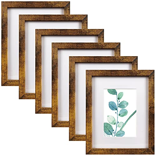 Brown Set of 6 Picture Frames