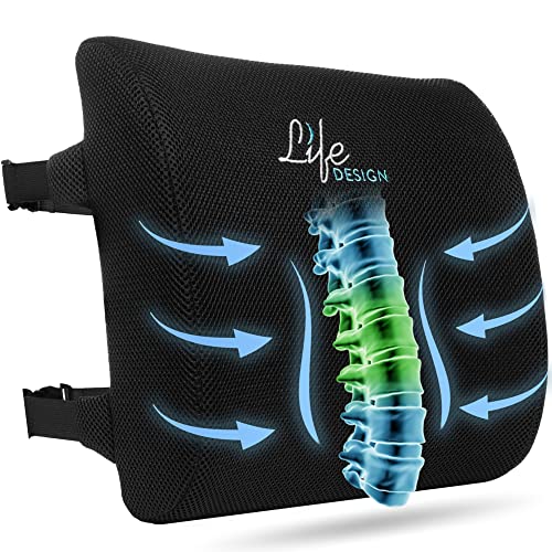 Life Design Lumbar Support Pillow - Enhanced Back Comfort