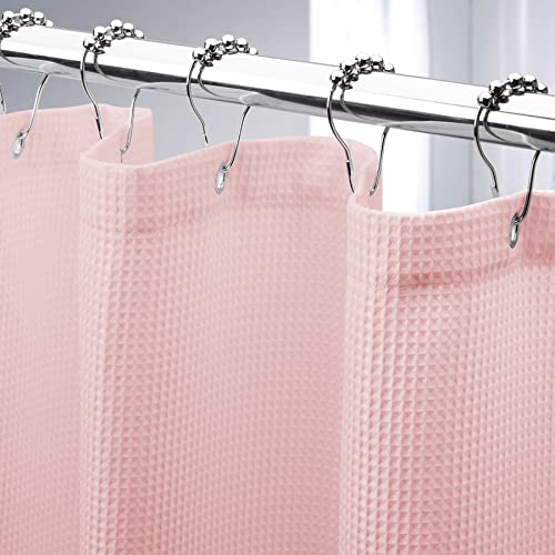 AmazerBath Waffle Shower Curtain