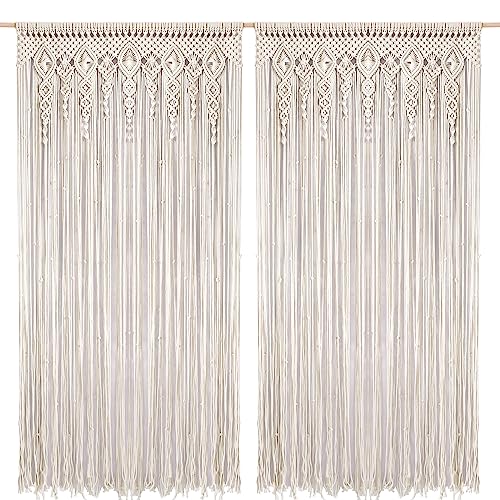 Boho Curtains for Doorways Macrame Window Curtains