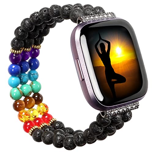 Chakra Healing Bracelet Compatible with Fitbit Versa