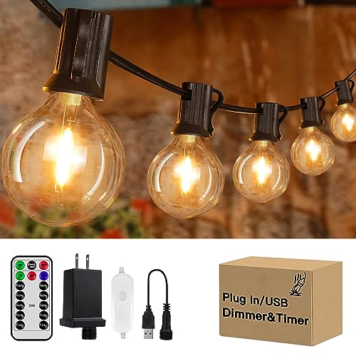Dimmable Outdoor String Lights