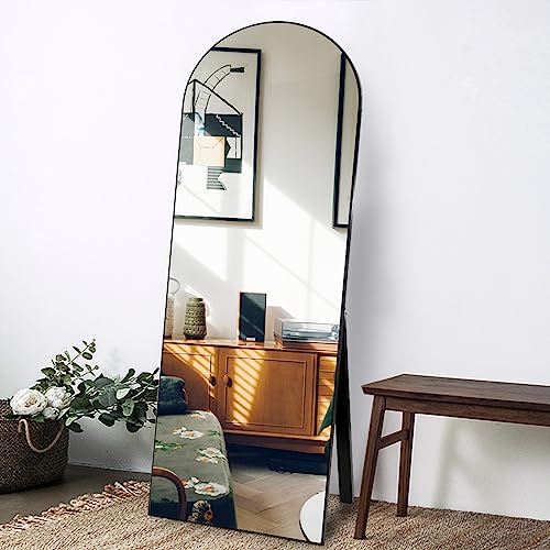 AyeWish Full Length Mirror - Arched Wood Frame, Sleek Design
