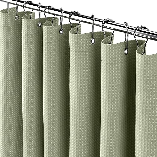 NEATERIZE Sage Green Shower Curtain