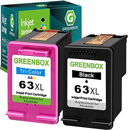 GREENBOX 63XL High Yield Ink Cartridge Combo Pack