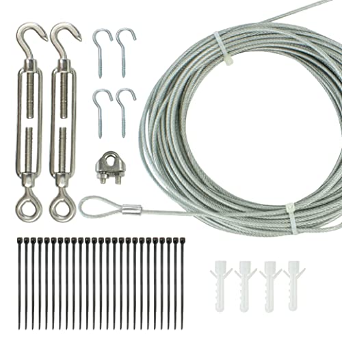 Stainless Steel Hanging/Suspension Kit for Outdoor Patio Lights