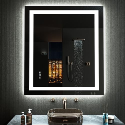 LOAAO LED Bathroom Mirror