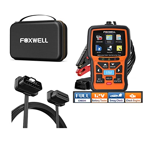 FOXWELL NT301 Plus OBD2 Scanner Battery Tester Code Reader