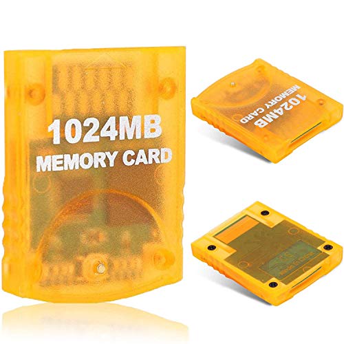 Gamecube Memory Card for Nintendo Wii Game Cube (Orange)