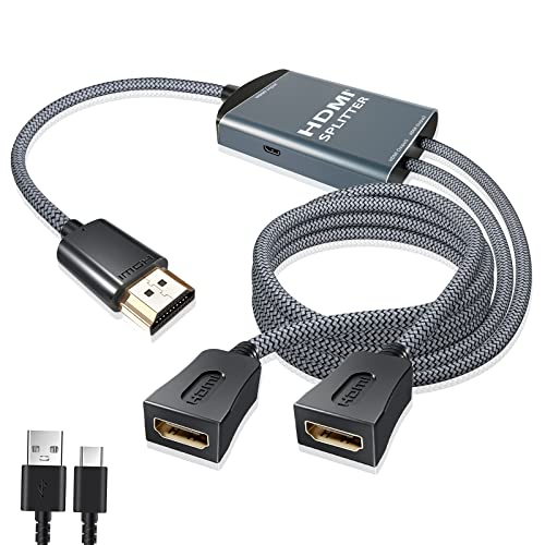Elebase HDMI Splitter Cable: Share the Fun with Dual Displays