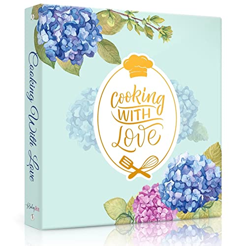 Recipe Binder with Plastic Sleeves for Cooking Gifts