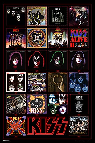 Kiss Album Cover Posters