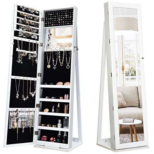 CHARMAID Standing Jewelry Armoire