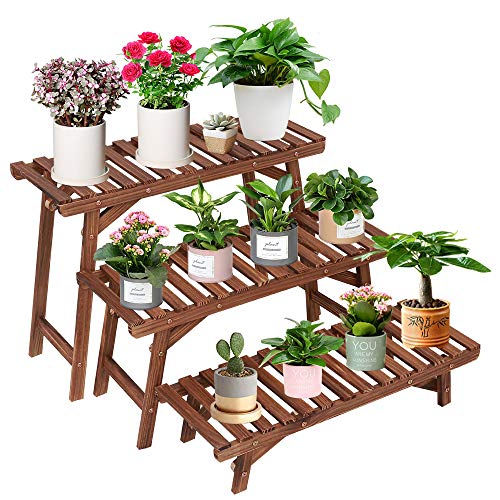 Wood Plant Stand Ladder