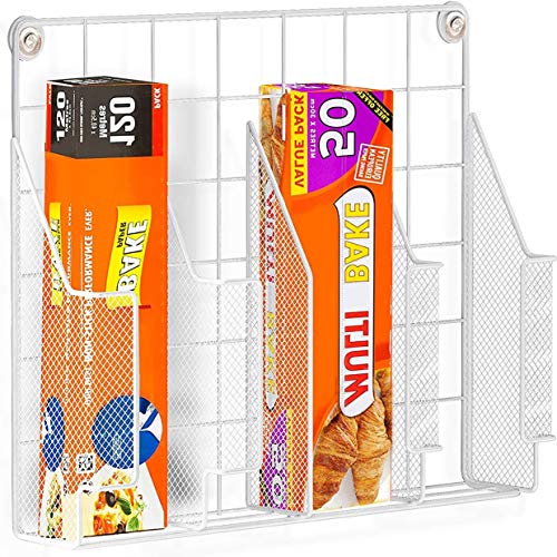 Kitchen Wrap Organizer Rack Cabinet Pantry RV, White