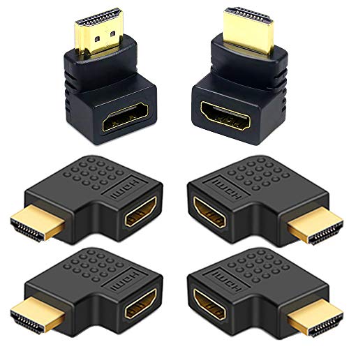 6Pack HDMI Angled Adapter Combo
