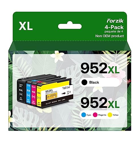 HP 952 XL Ink Cartridge Replacement (4-Pack)