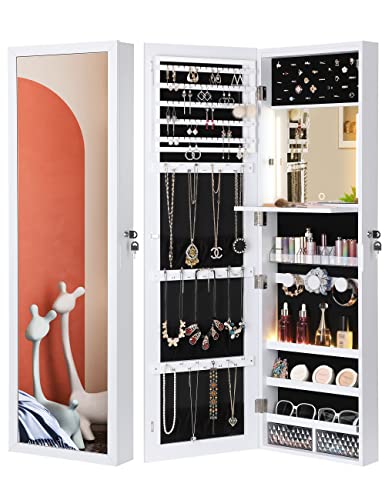 LED Jewelry Armoire Organizer