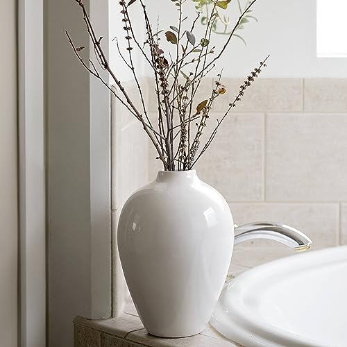 Willowy 10 Inch Porcelain Vase