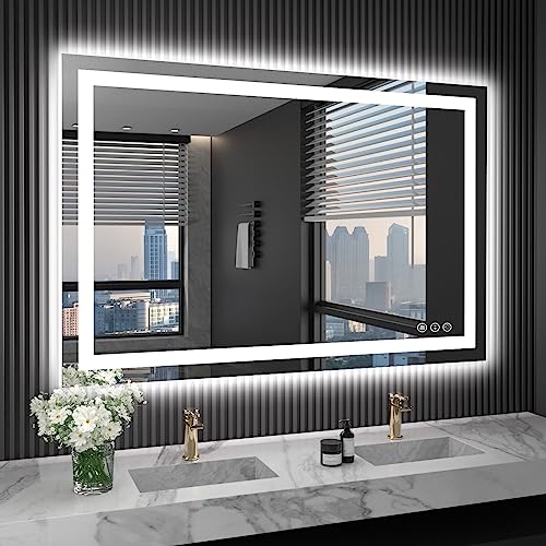 LOAAO LED Bathroom Mirror with Lights