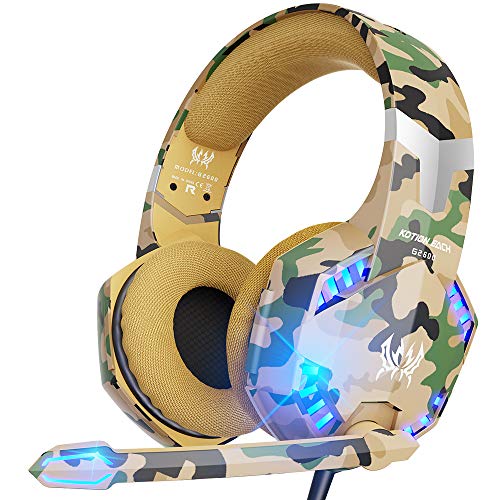 Versatile Gaming Headset with Immersive Audio and LED Lights