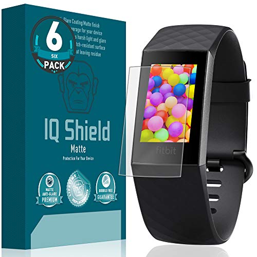 IQ Shield Matte Screen Protector for Fitbit Charge 3