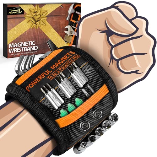 Magnetic Wristband for Holding Screws - Perfect Gift for Dad and Husband