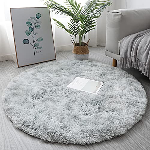 Soft Round Area Rug for Bedroom