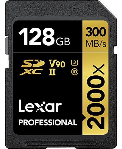 Lexar Pro 2000x 128GB SDXC Memory Card