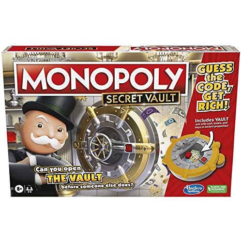 Monopoly Secret Vault Board Game for Kids