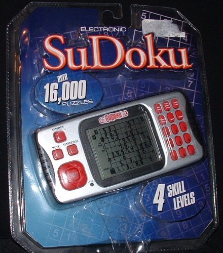 Excalibur Electronic SuDoku - Portable Handheld Gaming Device