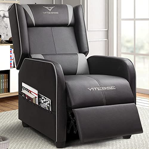 VITESSE Gaming Recliner Chair - Modern PU Leather Home Theater Seat