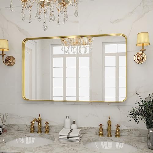 VooBang Gold Deep Frame Bathroom Mirror