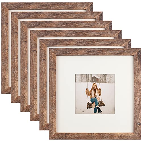 Rustic Wood Square Picture Frames
