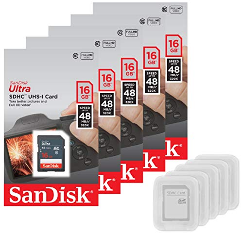 SanDisk Ultra 16GB SD SDHC Memory Flash Card
