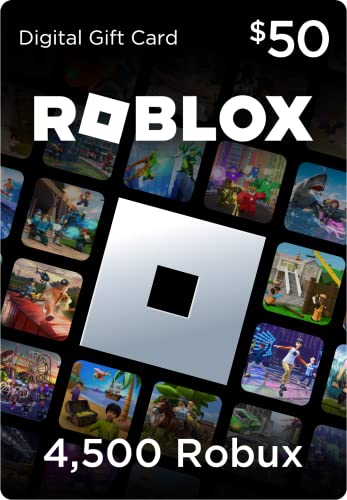 Roblox Digital Gift Code - 4,500 Robux [Redeem Worldwide - Includes Exclusive Virtual Item]
