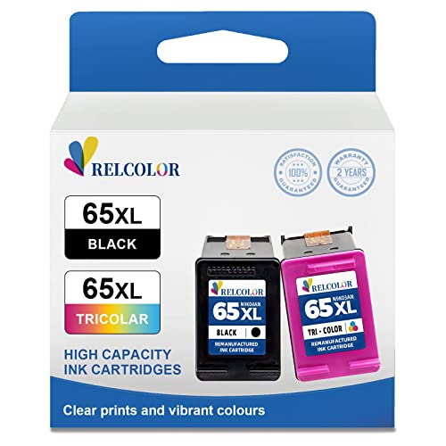 Relcolor HP Ink Cartridge for Envy and DeskJet Printers