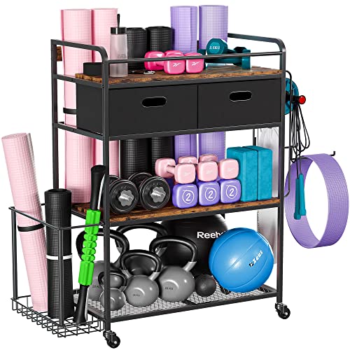 Amyove Yoga Mat Storage Racks: Versatile Gym Organizer