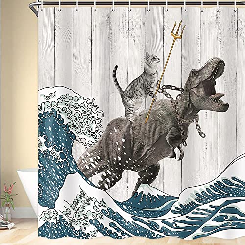 Funny Cat Shower Curtain