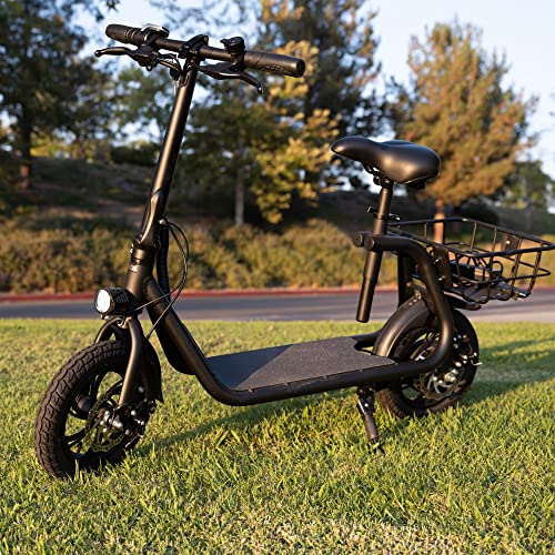 SEHOMY Electric Scooter with Seat for Adults